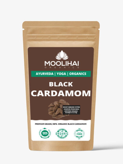 Natural Black Cardamom | Amomum subulatum | Badi Elaichi | Elettaria Cardamomum | Kali Sabut Elaichi - Image 2
