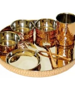 Copper Dinner Set / Copper Thali Set