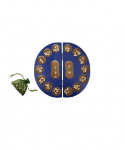 Wooden Pallanguzhi Board - Round Model