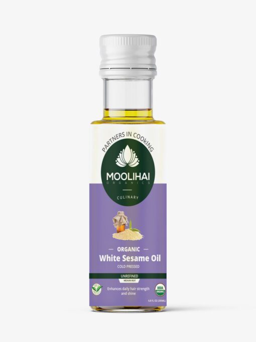 White Sesame Oil (Cold-Pressed)