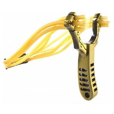 Catapult with Rubber Stripes