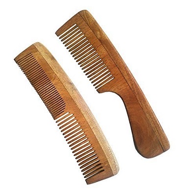 Wooden Comb / Kadigai Mara Seeppu