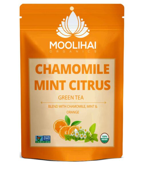 Chamomile Mint Citrus Green Tea Bags