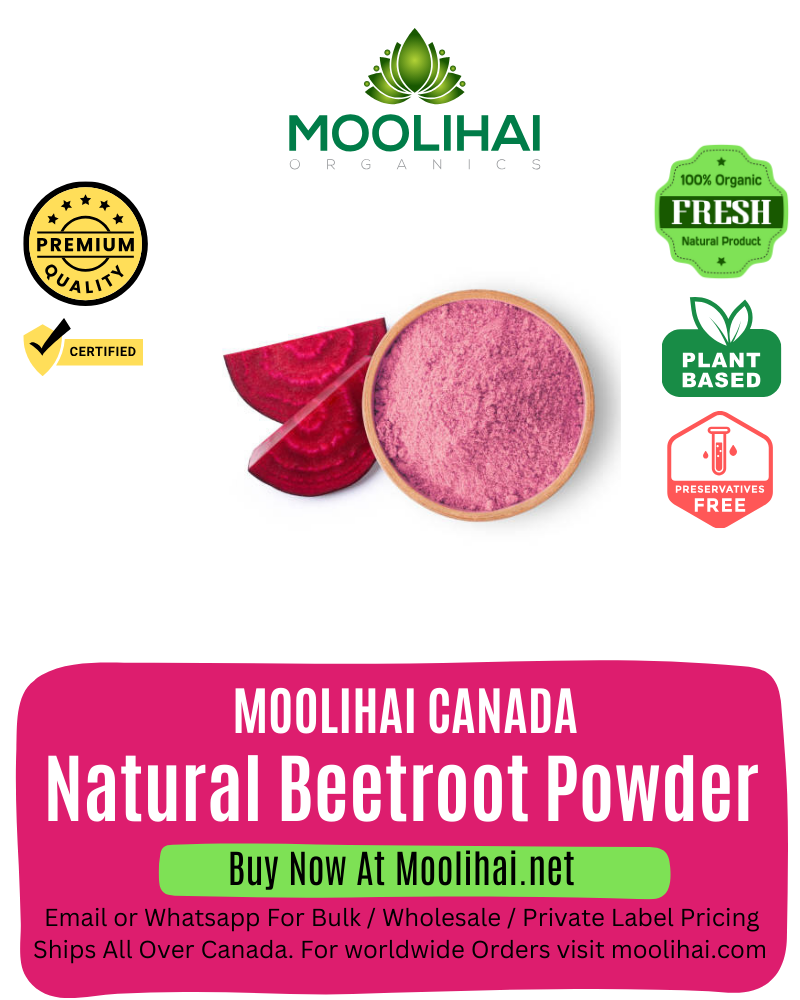 Natural Beetroot Powder | Chukandar Powder | Beta Vulgaris (Best for Health, Skin & Hair)