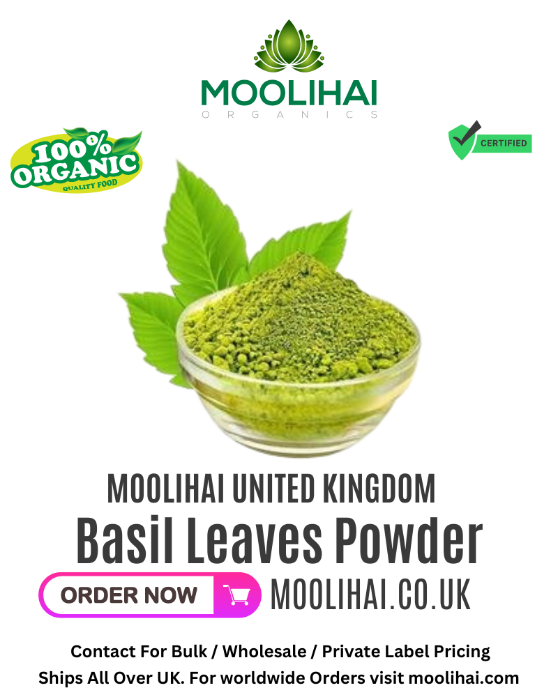 Organic Holy Basil Leaves Powder / Tulsi Leaves Powder / Ocimum Basilium