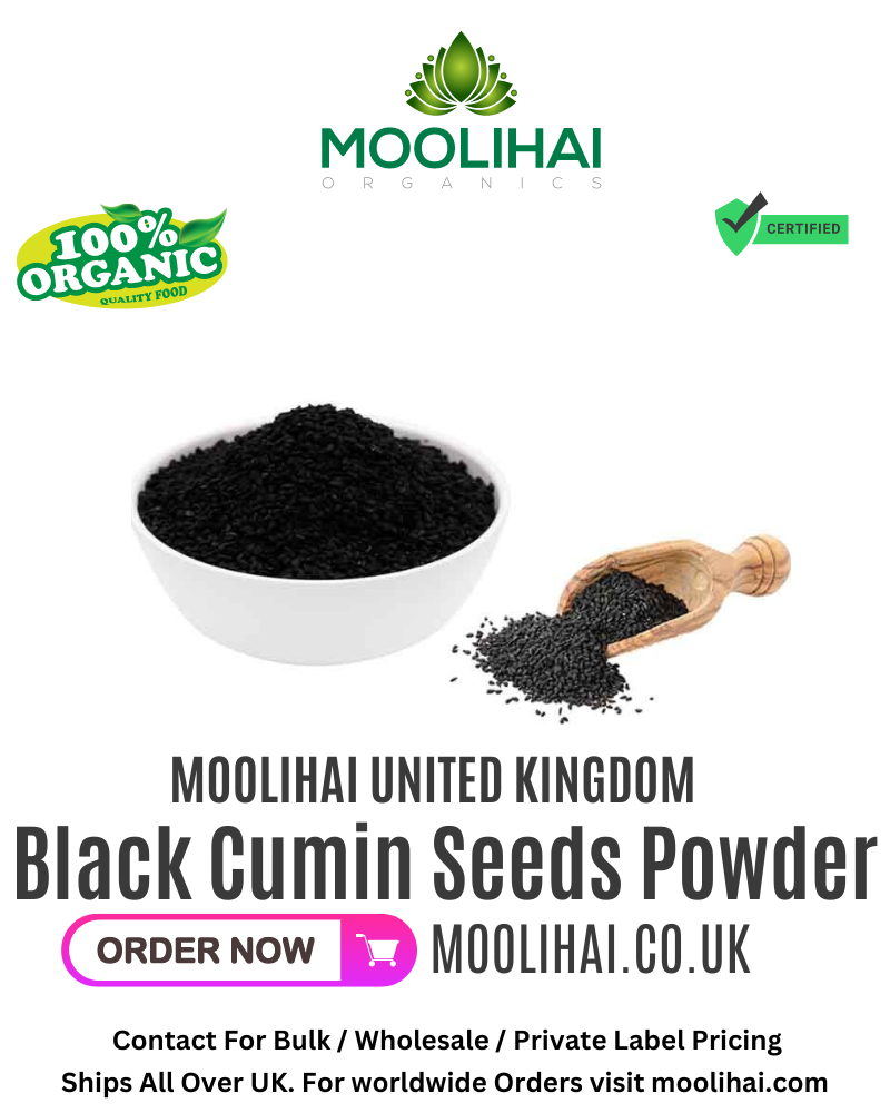 Organic Black Cumin Seeds Powder / Nigella Sativa / Karunjeergam Powder