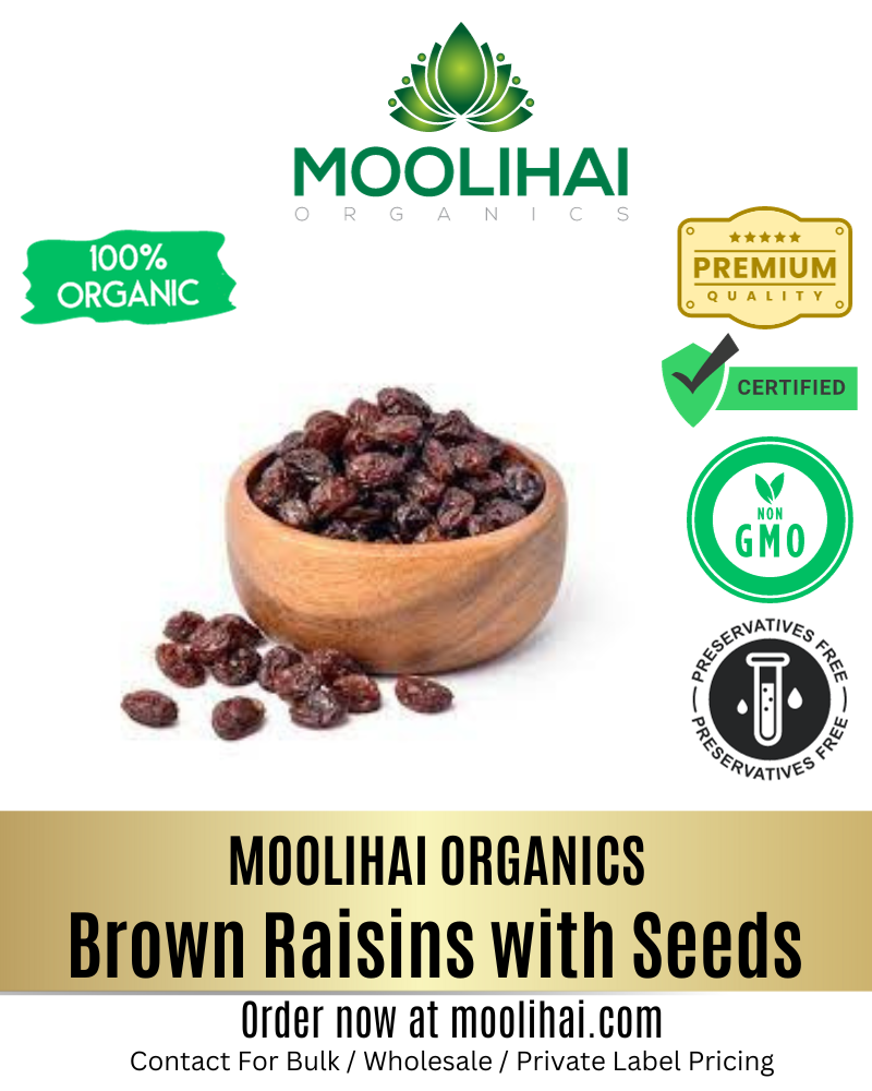 Brown Raisins with Seeds