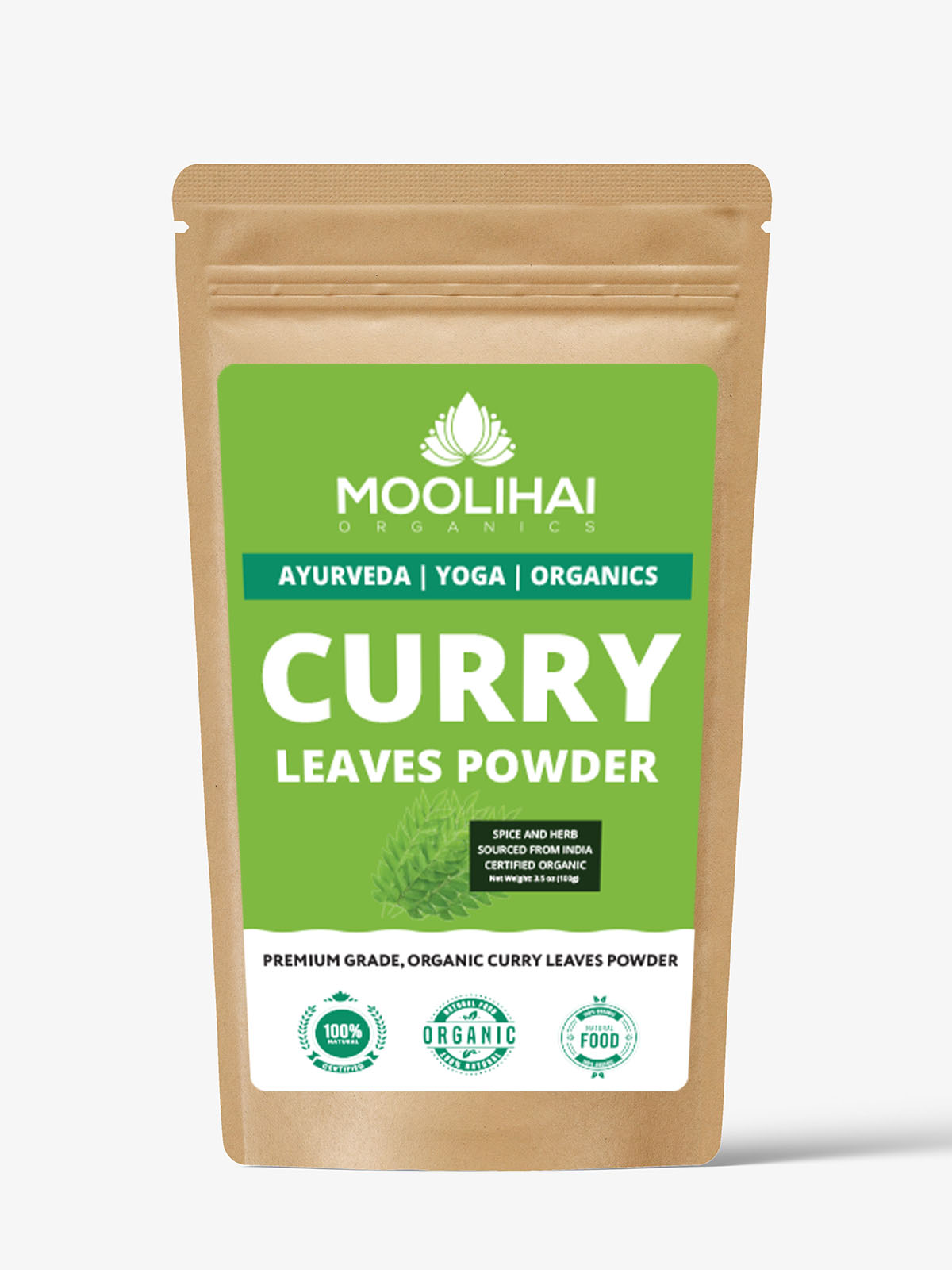 Organic Curry Leaf Powder / Karupvepillai / Murraya koenigii - Image 2