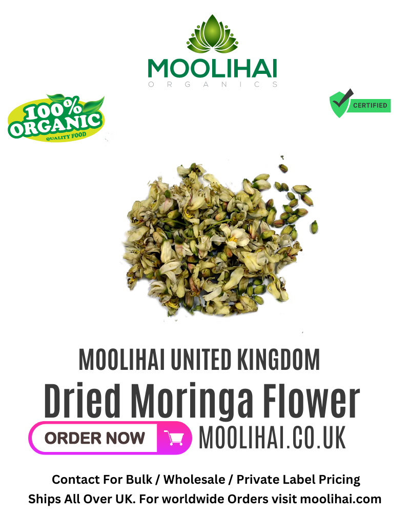 Originally Sun-Dried Moringa Flower / Moringa Oleifera / Drumstick Flower / Murungai Flower - 100 gm