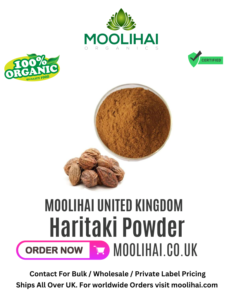 Organic Inknut Powder / Haritaki Powder / Kadukkai / Terminalia Chebula