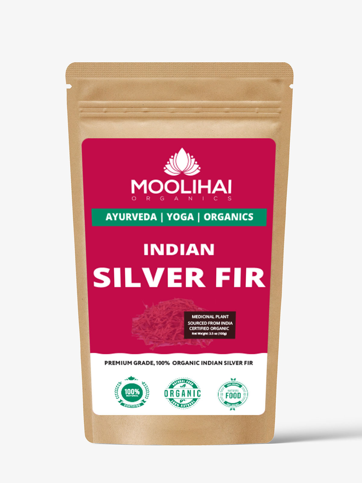 Sun-Dried Indian Silver Fir / Thalisapathiri / Abies Webbiana / Himalayan Silver Fir / Talispatra - 100 gm - Image 2