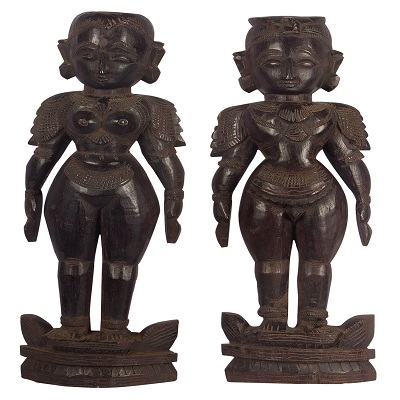 Wooden Marapachi Dolls / Marapachi Bommai