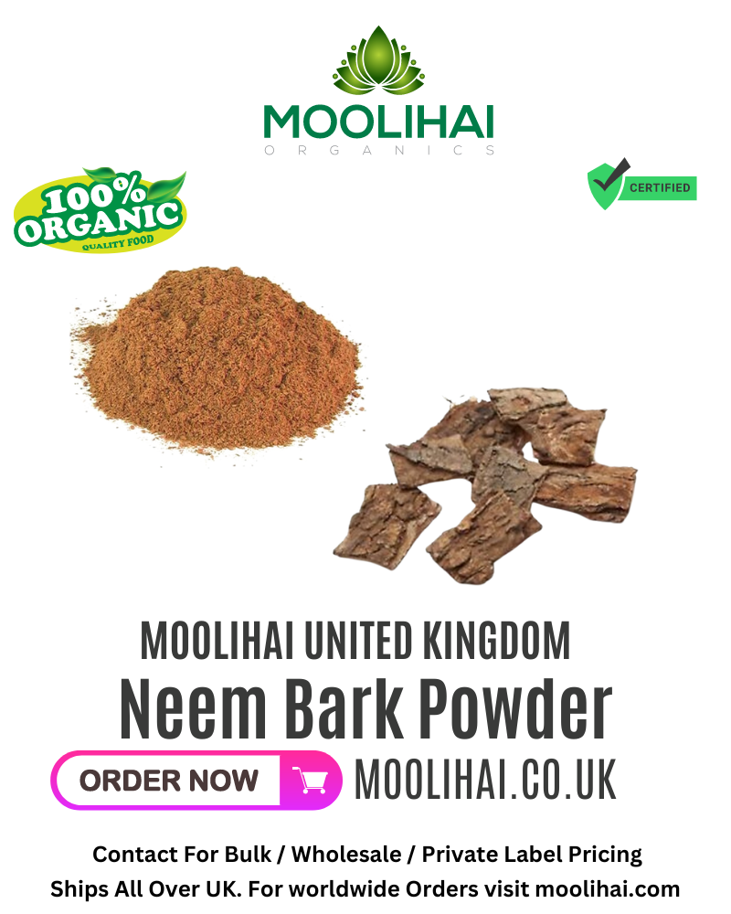 Organic Neem Bark Powder / Veppam Pattai Powder / Azadirachta Indica