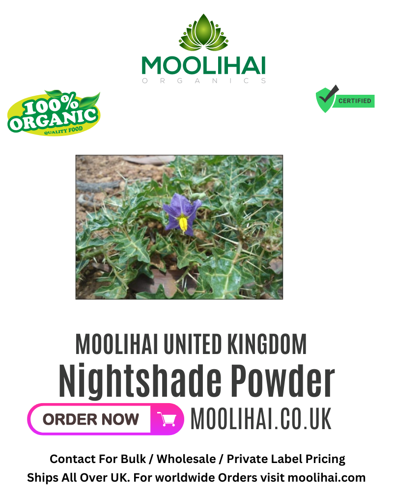 Organic and Natural Nightshade Powder / Solanum Trilobatum / Kantakari Leaves Powder