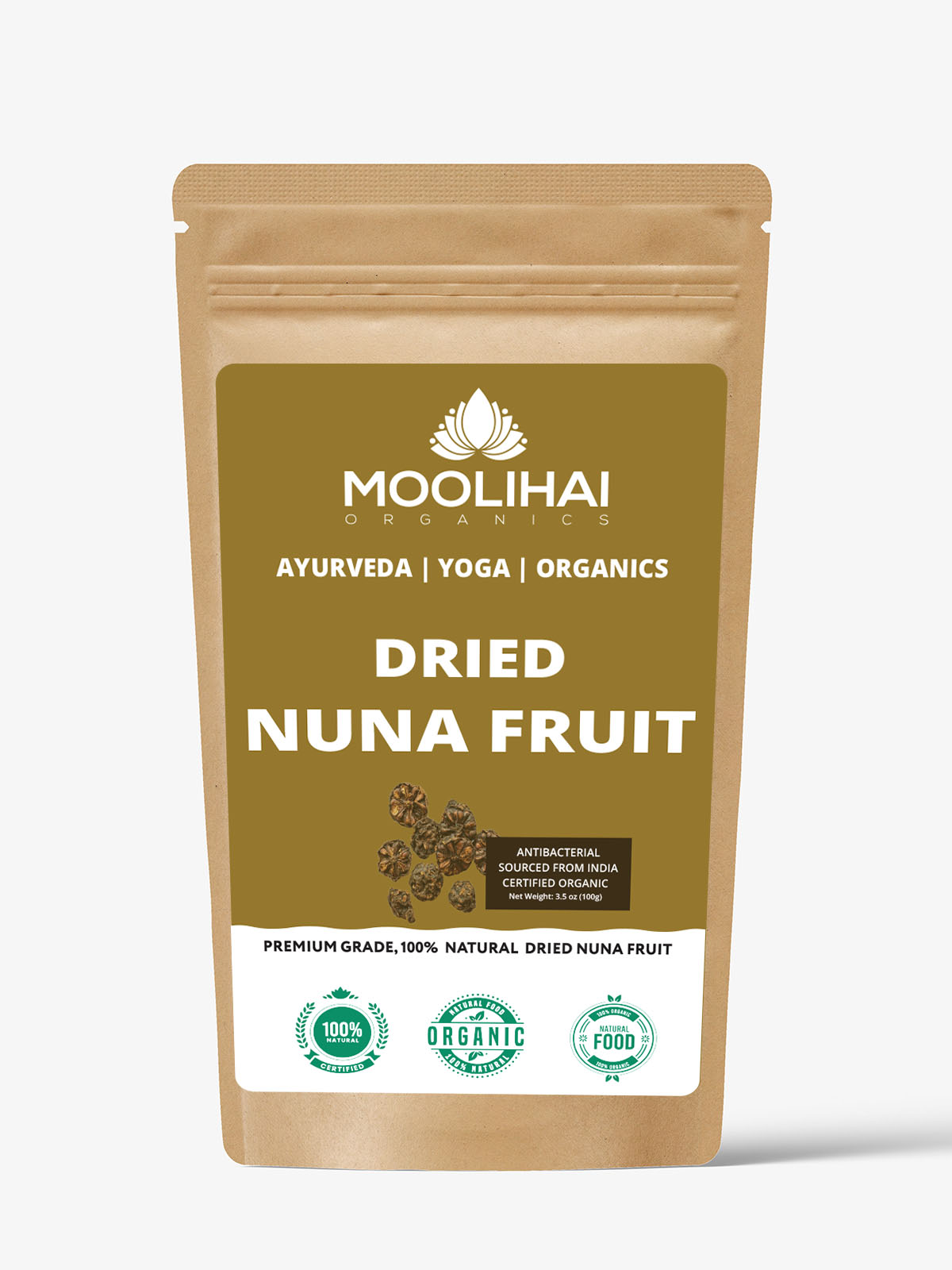 Pure and Natural Nuna fruit Dried / Manjanathi Pazham / Morinda citrifolia - Image 2