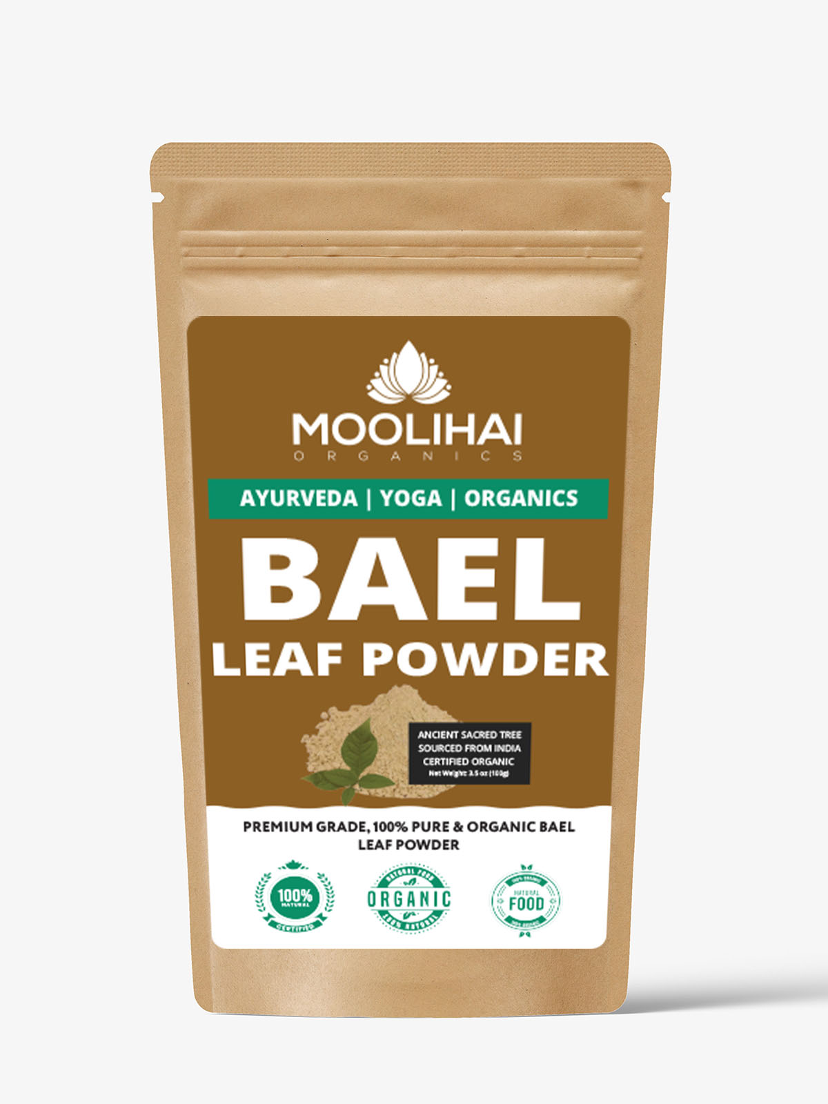 Bael Leaf Powder / Aegle marmelos / Bilvapatre / Vilva Ilai Podi - 100 grams - Image 2