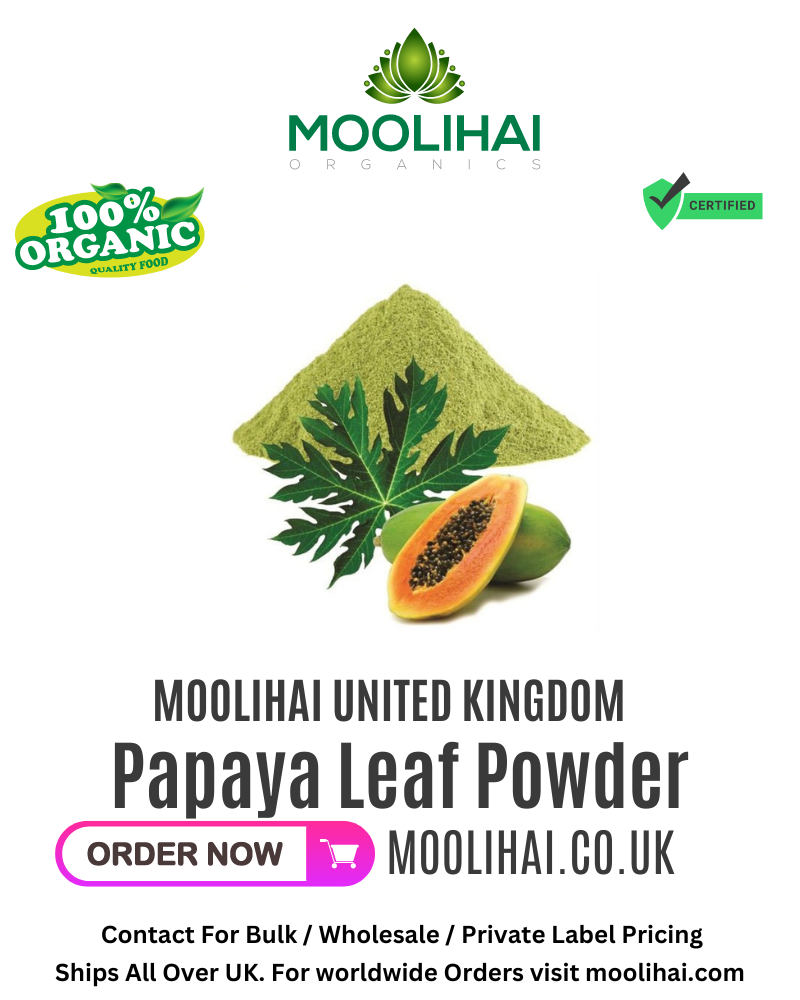 Papaya Leaf Powder / Carica Papaya / Pappali Leaf / Omakka / Papita