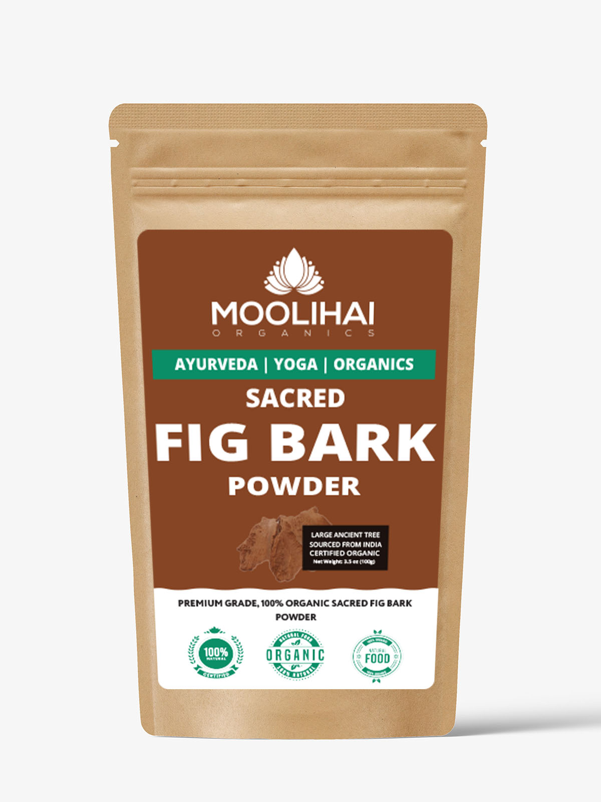 Arasam Pattai Podi / Sacred Fig Bark Powder / Peepal Tree Bark Powder / Ficus Religiosa - Image 2