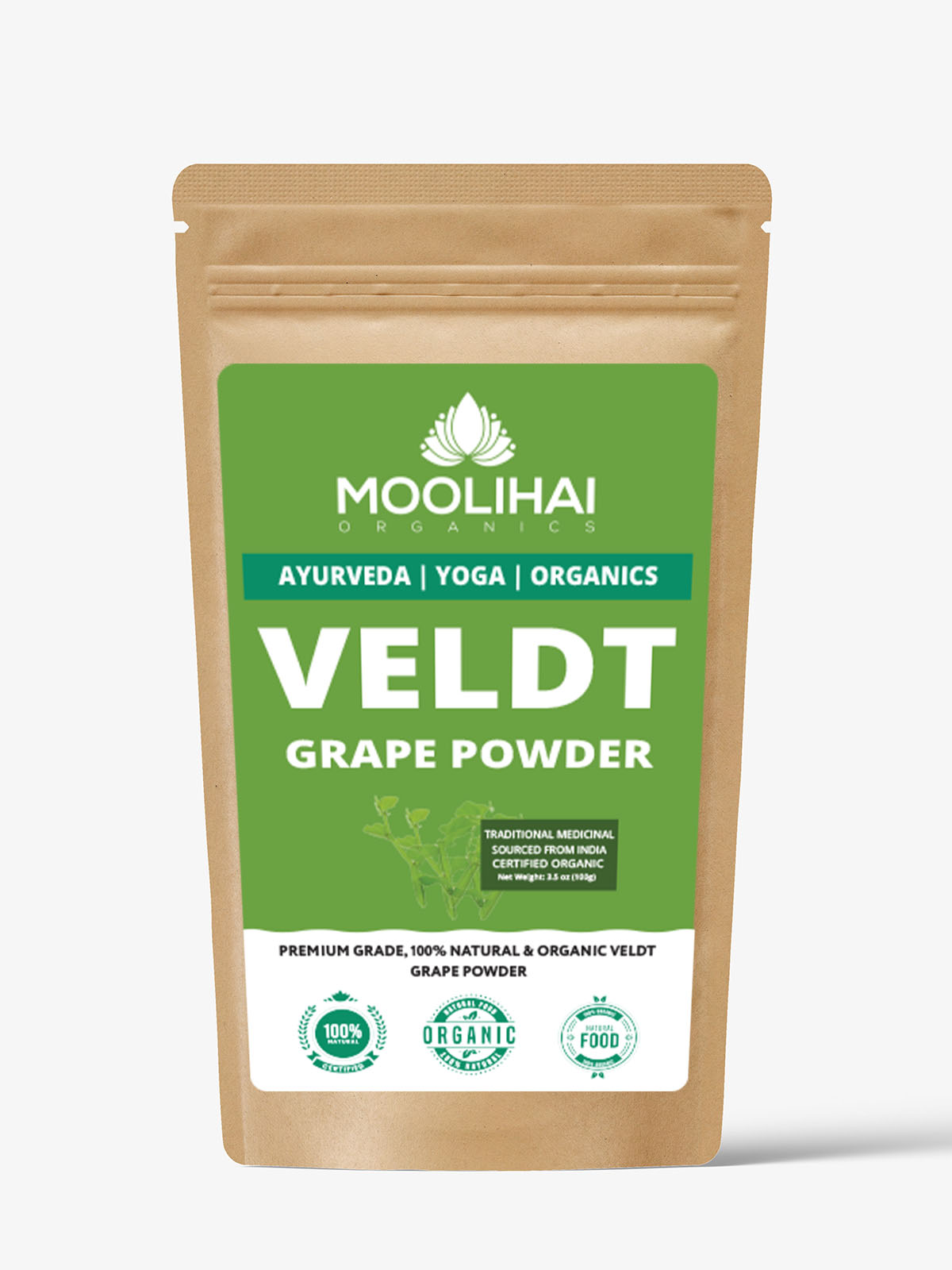 Pure Veldt Grape Powder / Pirandai Powder / Cissus quadrangularis / Hadjod - Image 2
