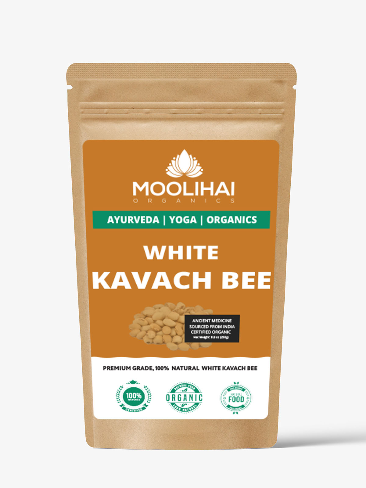 White Velvet Bean / Kaunch Seeds / White Kavach Beej / Konch Gonca Kavach beej - Image 2