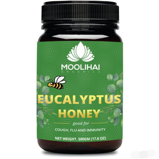 Raw Organic Eucalyptus Honey – 500 gm (17.6 oz) - Image 2