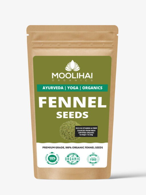 Organic 100% Natural Fennel Seeds | Saunf | Treat Stomach Problems, Inflammation - 200g - Image 2