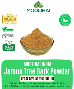Ayurvedic Natural Pure Jamun Tree Bark Powder | Naval Pattai Podi | Jamun Chhaal | Naaval Kura | Neredu Berau | Cure Digestive Problems, Menstrual Problems, Jaundice - 100g