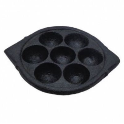 సీజన్డ్ సోప్స్టోన్ సాంప్రదాయ పానియార కల్ | మాకల్ పాన్ – 7 చిన్న గుంటలు