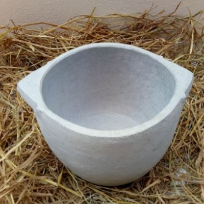 পৌরাণিক সিজন্ড কাল চাটি | মাক্কাল/সোপস্টোন | পরিবেশবান্ধব রান্নার পাত্র - ১টি