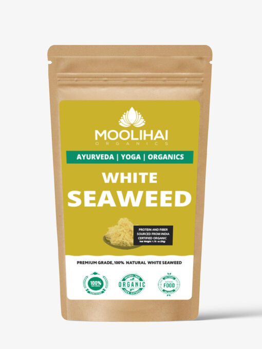Organic White Seaweed / samudree sivaar / Vellai Kadal Paasi / Samudrapu paci / Kaḍalakaḷe-50gm