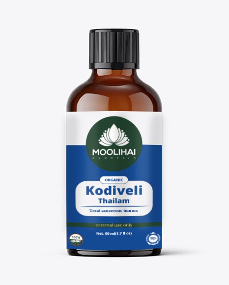 Kodiveli Thailam | Organic White Leadwort Oil | Chitrak Oil | Vellakoduveli Thailam | Chitramulam Oil - 100 ml