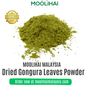 Serbuk Daun Gongura Kering
