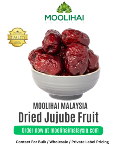 Buah Jujube Kering | Kaya Nutrien & Tenaga Semula Jadi