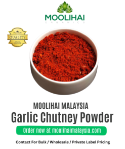 Serbuk Chutney Bawang Putih | Serbuk Rempah Asli | 100 gram