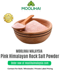 Serbuk Garam Bukit Himalaya Merah Jambu – Garam Semula Jadi untuk Kesihatan & Masakan