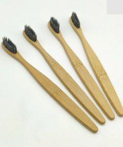 Bamboo Toothbrush with Charcoal Bristles