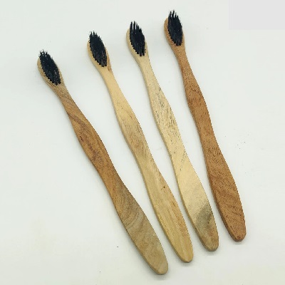 Neem Toothbrush with Charcoal Bristle