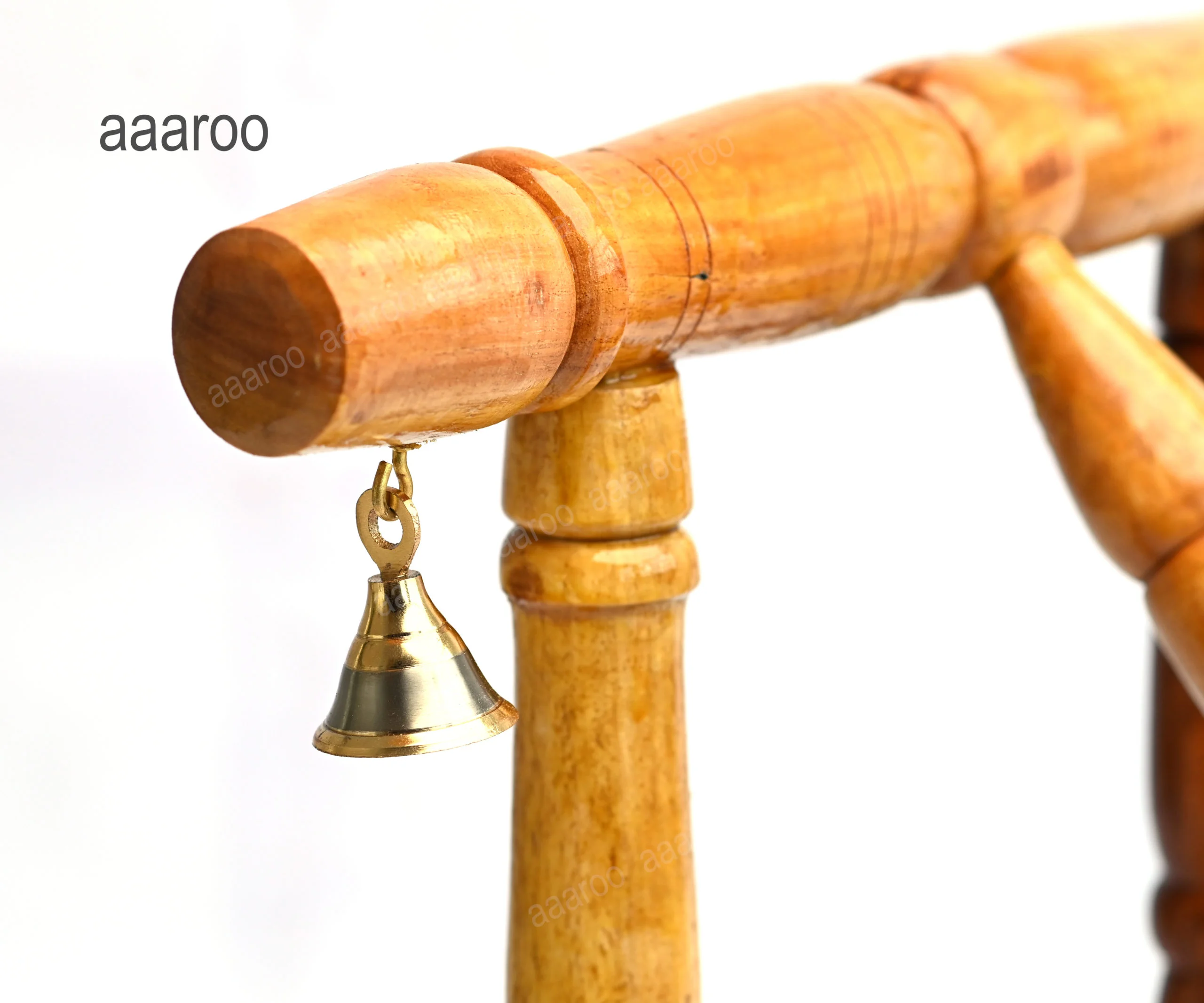 Baby Nadai Vandi | Traditional Wooden Walker | Extra Premium | Anti Rollover Model - Image 9