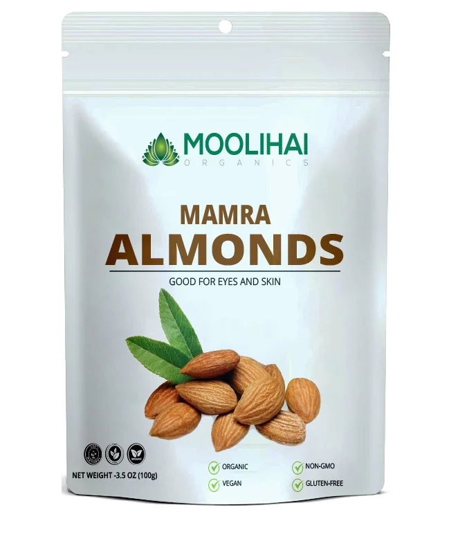 100% Mamra Almonds - Premium Grade Badam - Whole Badam Giri - Sig Mamra - Mamra Badam - 250 g