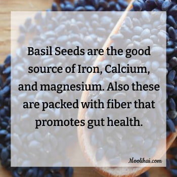 Basil Seeds Benefits