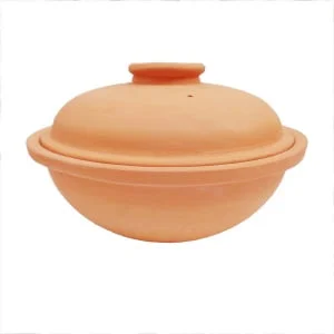 Original Clay Curry Pot | Traditional Earthen Handi | Handcrafted - 500 ml (16.9 fl oz)