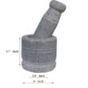 Idi Kal | Ural | Pestle & Mortar | Okhli Masher | Original Handcrafted - Small Size