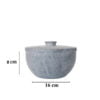 Traditional Stone Curd Pot | Natural Hand Made Soapstone Curd Pot - 750 ml (25.3 fl oz)