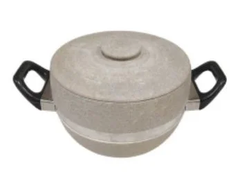 Traditional Trendy Kalchatti | Natural Hand Made Soapstone Cookware - 1.5 Litres