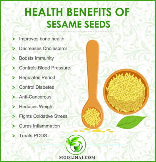 Health Benefits & Nutritional Values of Sesame Seeds 