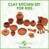 Clay Kitchen Set for Kids |Man Choppu Saman | Miniature Kitchen Set for Kids