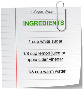 Sugar Wax With Vinegar