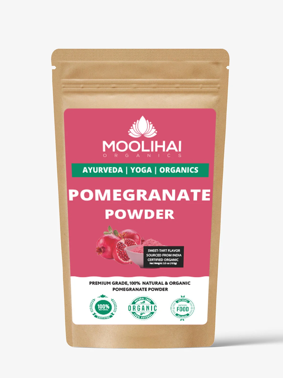 Organic Pomegranate Peel Powder - Image 2