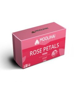 Natural and Organic Rose Petals Soap for Anti-Aging Skin Beauty | Skin Brightening of Face & Body -100gm(3.5Oz)