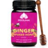 Natural and Healthy Ginger Infused Honey - 500 gm (17.6 oz)